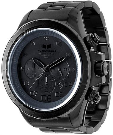 Image of Vestal zr3 brushed black chronograph