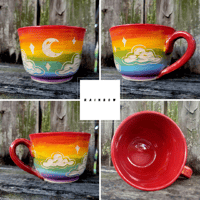 Image 1 of Rainbow Sunset Mug MADE-TO-ORDER 