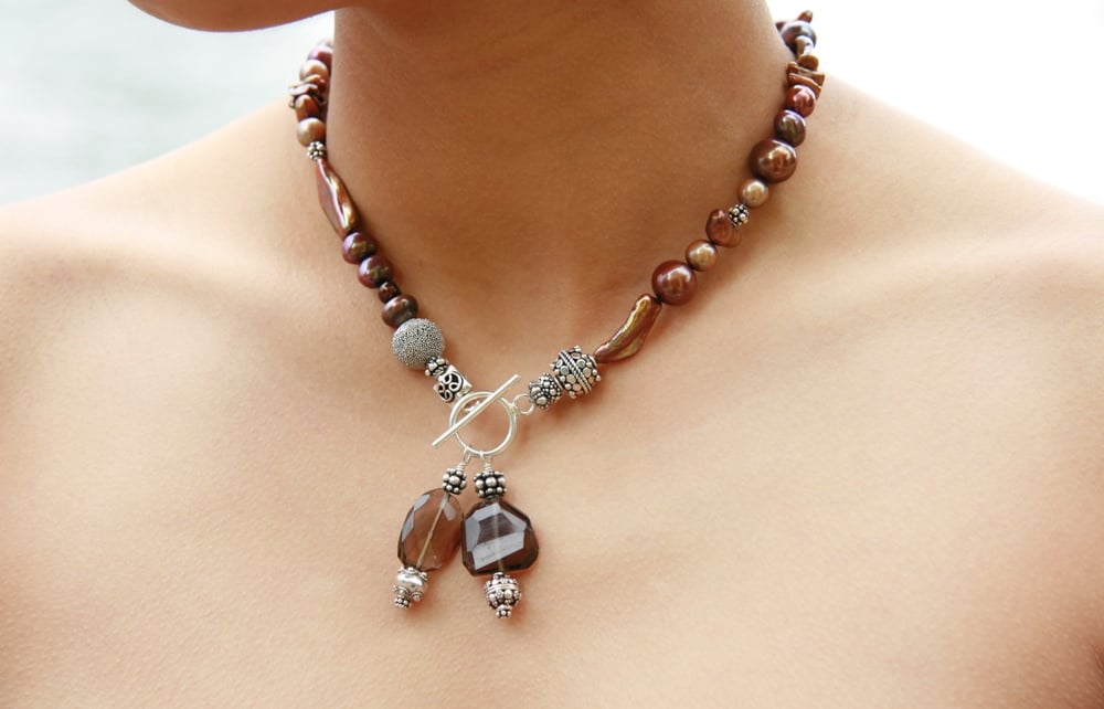 Brown Freshwater Pearl Necklace