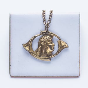 Image of Antique Egyptian Revival Pendant necklace