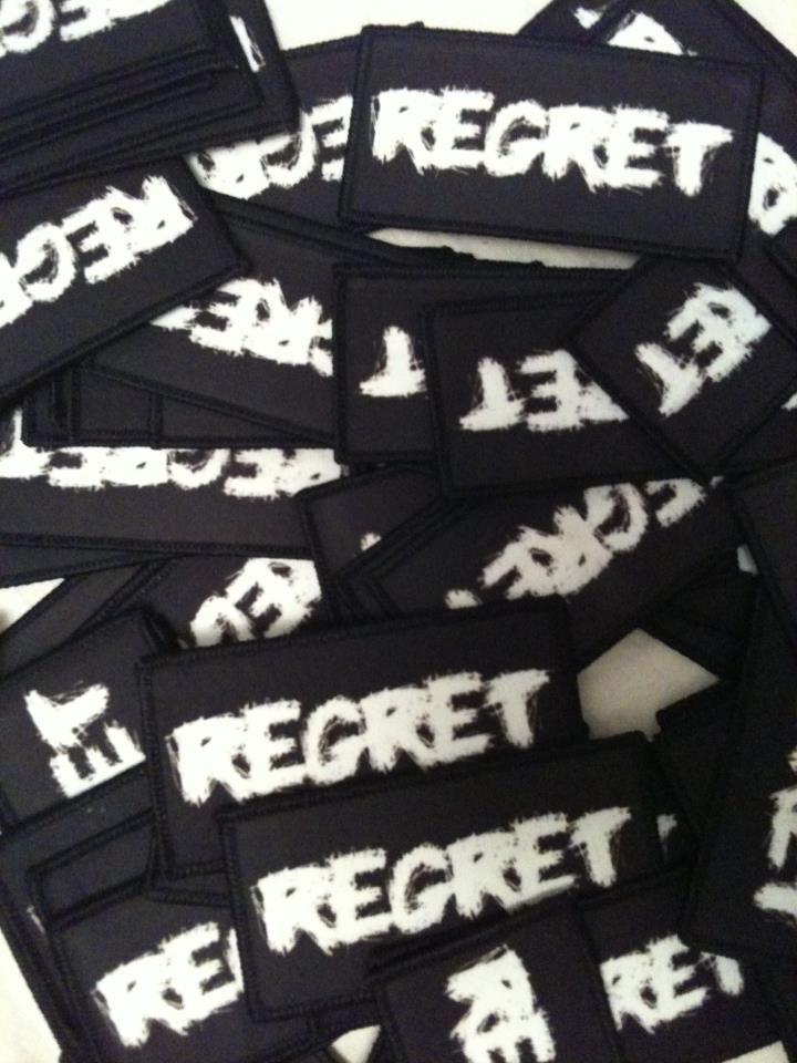 Image of REGRET "Regret Logo" Printed Patch