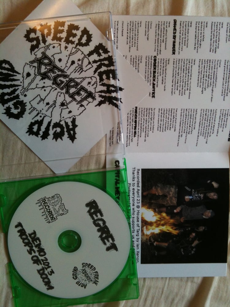 Image of REGRET "Troops of Doom" Demo CD