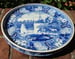 Image of A Mid 19th Century Blue and White English Transferware Cake Stand