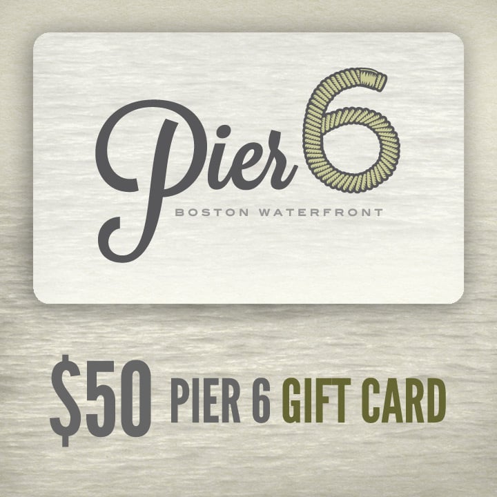50 Pier 6 Gift Card / Pier 6 Gift Cards