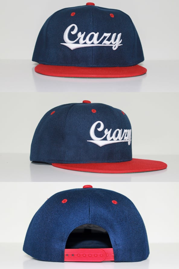 Image of CG Crazy Navy & Red Snap Back