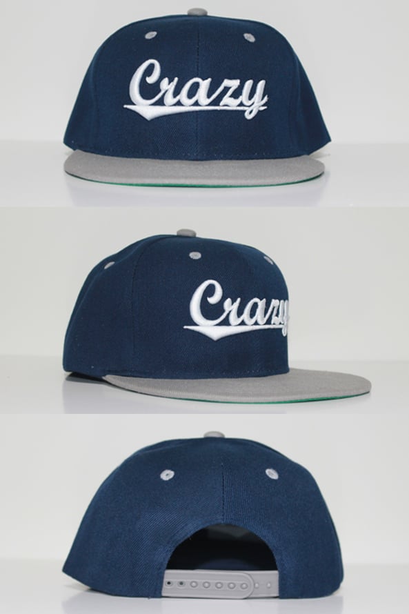 Image of CG Crazy Navy & Gray Snap Back