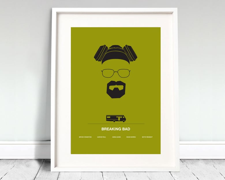 Image of BREAKING BAD - movie poster: 12x16" (A3) art print