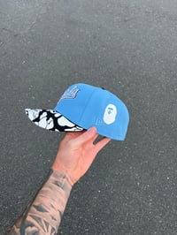 Image 4 of  TRI TONE KANSAS CITY ROYALS SCRIPT CUSTOM FITTED CAP
