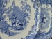 Image of Pair of Adams "Columbus" Blue and White Transferware Plates