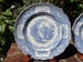 Image of Pair of Adams "Columbus" Blue and White Transferware Plates