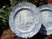 Image of A Wonderful Pair of Early 19th Century English "Italian Ruins" Blue and White Transferware Plates.