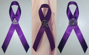 Image of Set of 3 Religious Tolerance Charm Ribbons
