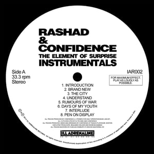 Image of The Element of Surprise INSTRUMENTALS (gold vinyl, limited edition of 100 copies)