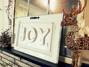 Image of "Joy" Wood Sign
