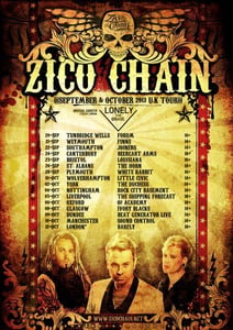 Image of Zico Chain, Lonely The Brave, Cry Havoc TICKETS - White Rabbit, Plymouth, Sep 28th