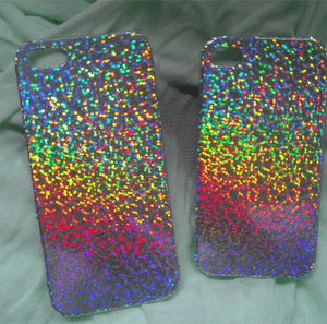Image of holographic iphone case