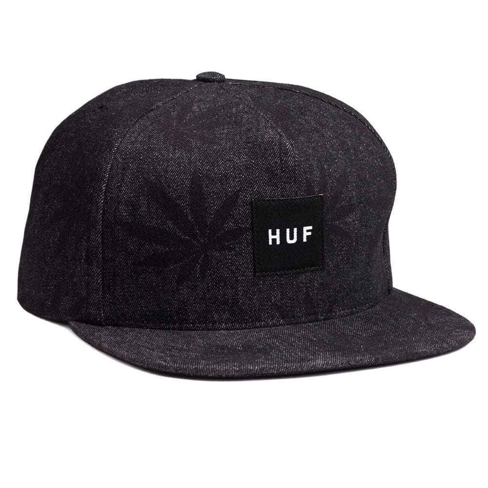Image of HUF PLANTLIFE SNAPBACK FALL 13 // BLACK DENIM