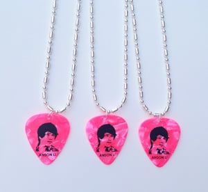 Image of Anson Li Guitar Pick Necklace (Pink)