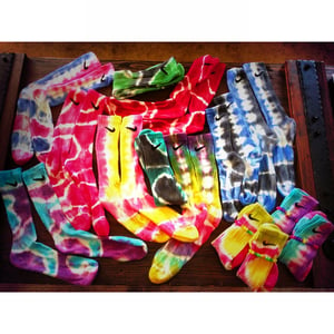 Image of tie dye socks