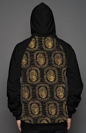 Image of Black & Gold Hoodie (Black Panel)
