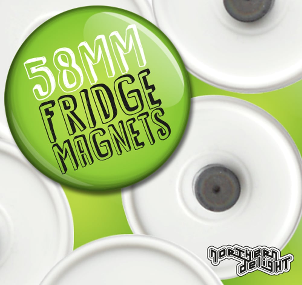 Image of 58mm Custom Fridge Magnets