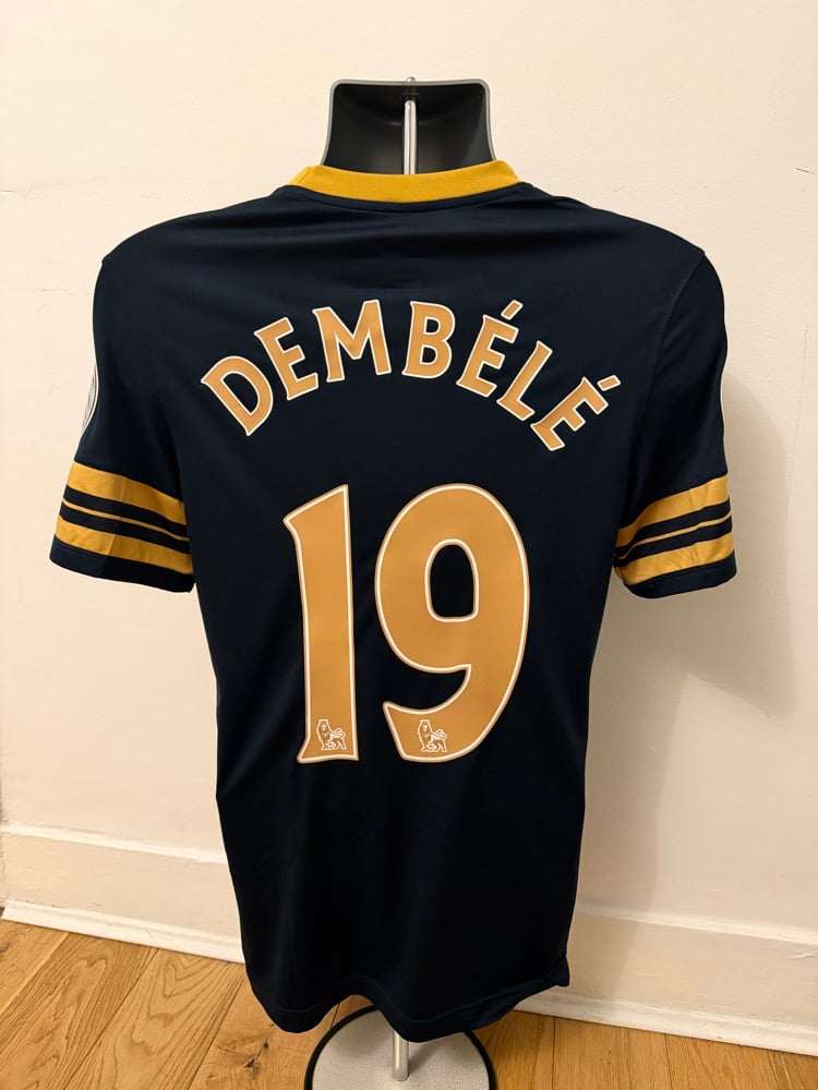 Image of Tottenham Hotspur “DEMBÉLÉ 19” 2016/17 Away Shirt + PL patches (S)