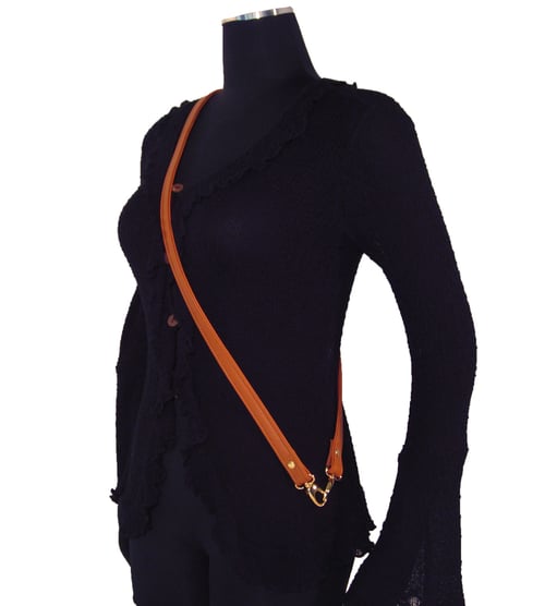 Crossbody / Messenger Bag Strap - Choose Leather Color - 50&quot; Length, 3/4&quot; Wide, #16 U-shape ...