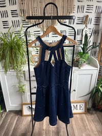 Image 1 of NWT Navy dress