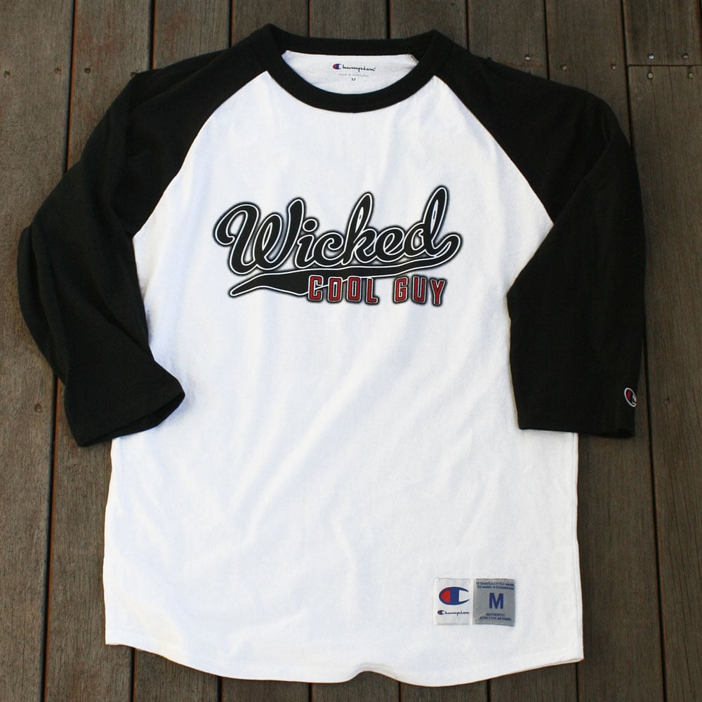 Mens Baseball Shirt / Wicked Cool Guy