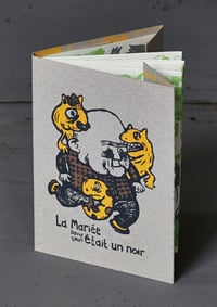 Image 1 of "LA MARIÉE ÉTAIT UN NOIR" by DAVID SNUG (2013) Screenprinted Book