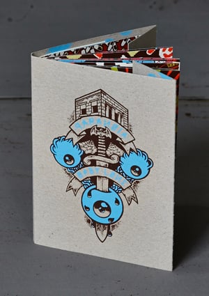 "PARANOIA BABYLONE" by Math FREAK CITY (2013) Screenprinted Book