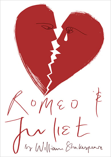 Image of Shakespeare Poster Print Series- Romeo & Juliet.