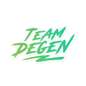 Team Degen Stickers