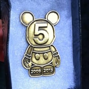 Image of Evilos D23 5th Anniversary Pin LE100