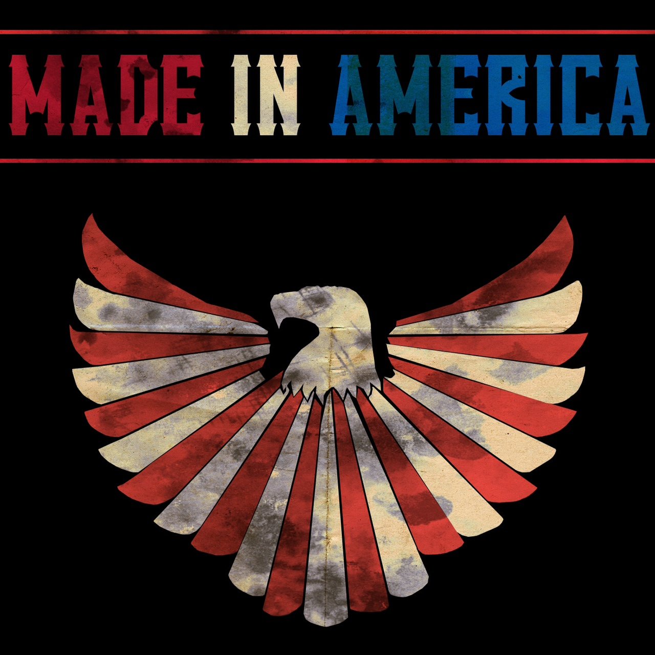 Made In America Album Cover T-Shirt / Made In America Rocks