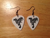 Image of SOLD OUT!! Nobody Yet guitar pick earrings!! 
