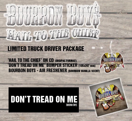 Image of Bourbon Boys - Truck Driver Package (CD/Sticker/Air Freshner)