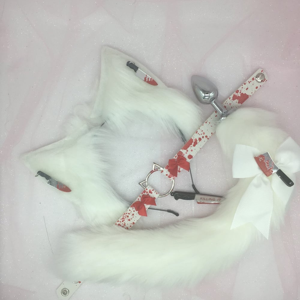 Killer kitten 🐈‍⬛ petplay set 