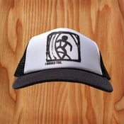 Image of Logo Trucker Hat - Black/White