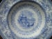 Image of An Intricately Patterned circa 1860 Blue and White Transferware Soup Plate