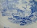 Image of A Striking "Antiquarian" Blue and White Transferware Soup Plate.