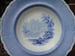 Image of An Unusual mid-19th century Blue Bordered Blue Transfer Soup Plate 