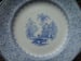 Image of A Wonderful Gothic Shaped Adams Blue Transferware Plate