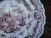 Image of "Antiquarian" Purple Transferware Plate