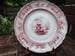 Image of Superb "Canova" Red and White Transferware Plate