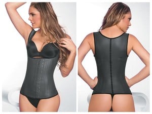 Image of HourGlass Latex Vest Waist Clincher (Long)