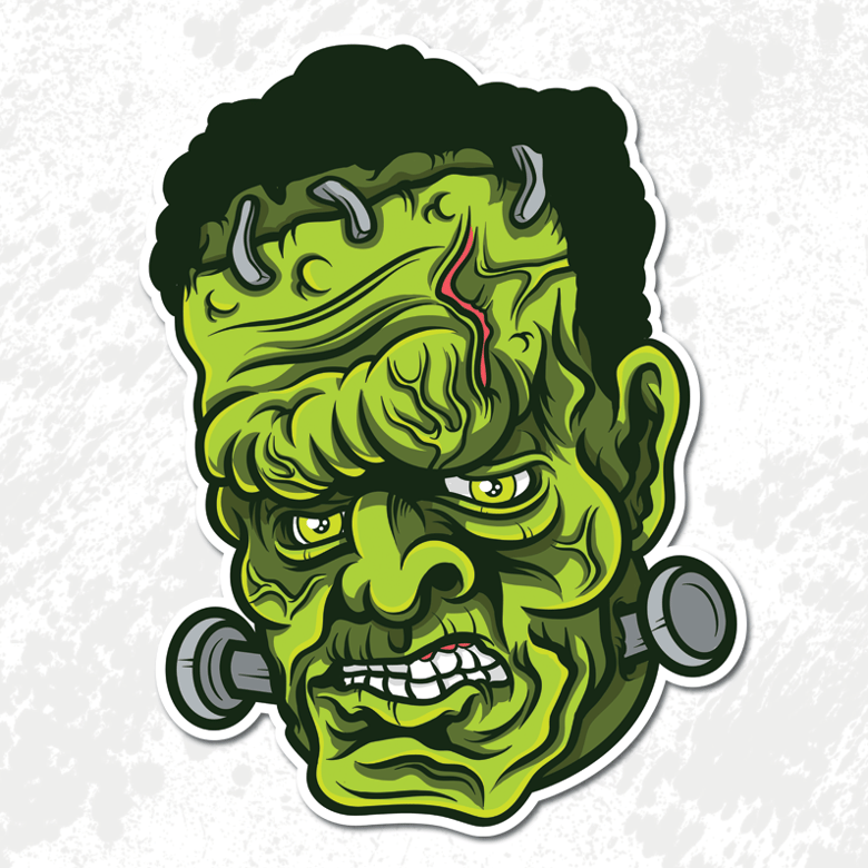 Image of Frankenstein Sticker