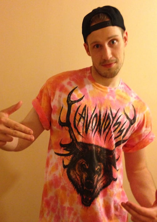 Image of Tie Dye Wolf Tee *LIMITED EDITION* Fruit Salad