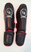 Image of Black/Red - Shin Guards