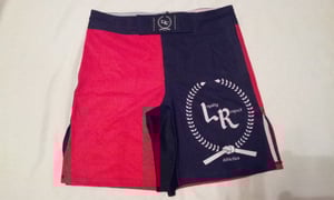 Image of Black/Red - Sub Logo Fight Shorts 92/08